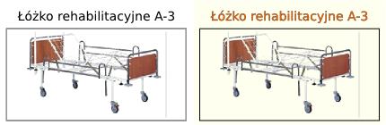 Łóżko szpitalne rehabilitacyjne A-3